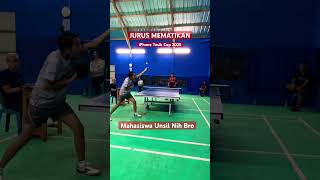 Belajar spin mematikan bagi lawan tenis meja #tabletennis #pingpong #gorproject #agamrinjani #wtt