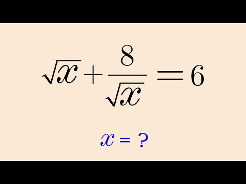 Nice Math Olympiad Question | Square Root Algebra Problem