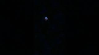 The lunar eclipse is coming, the totality will hit us, go outside in 2:56