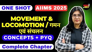 Movement & Locomotion || ONE SHOT || Concepts + PYQ