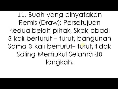 #BELAJARCATUR Eps 4 - Aturan-aturan dasar bermain catur