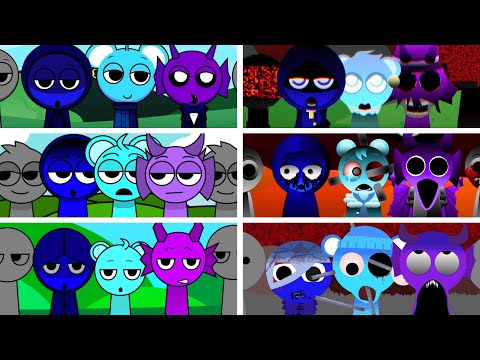 Incredibox - Sprunki but ONLY SPRUNKI BOYS (SKY and DURPLE and JEVIN) in ALL Different Mods