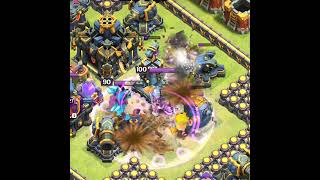 Lightning Spell Damage Test on TH17 | #GTMMani #cocshorts
