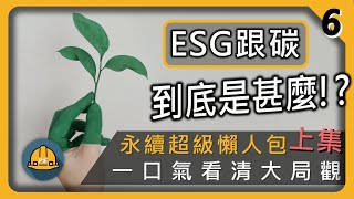 ESG跟碳到底是什麼 ?! 永續發展超級懶人包【 上集｜ESG 】