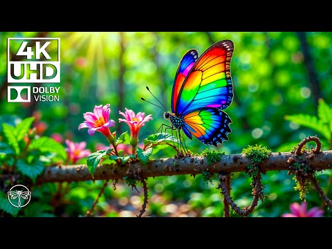 The Flutter of Dreams 4K 🦋🍃  Relaxing Piano & Butterfly Moments on Rusted Garden Tools