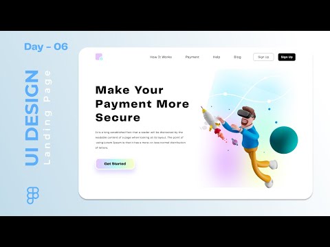UI Design Landing Page in Figma