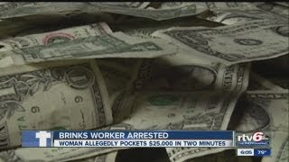 Brinks cash handler accused in $25K theft
