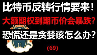 比特币反转行情要来！大额期权到期币价会暴跌？恐慌还是贪婪该怎么办？