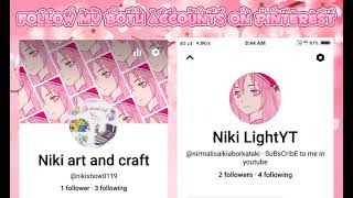 Follow me on Pinterest ❤️|Niki LightYT|
