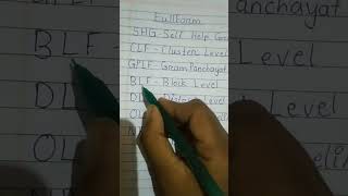 Some Fullform #SHG #Olm #CLF #GPLF @neha_sunshine. #learn #write #easy #subscribetomychannel 🙏
