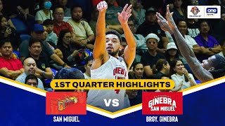 SAN MIGUEL vs. BRGY. GINEBRA | 1ST QUARTER HIGHLIGHTS | SEMIFINALS G7 | PBA SEASON 49 PHILIPPINE CUP