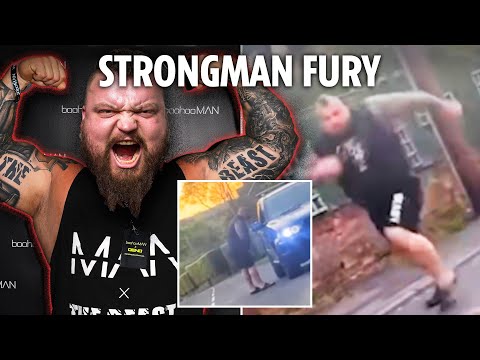 Moment ex strongest man Eddie Hall chases driver screaming ‘I’ll rip your f***ing head off’