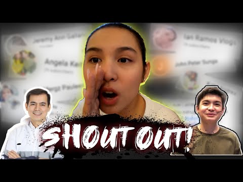 "ang mga SHOUT-OUT SPIRITS niyo"