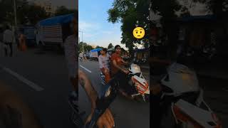 ☺️😮🔥💥Public_Reaction Insta360_set-up_on my SPLENDOR_BIKE @Pradip000  #explore #insta360x3 #vadodara