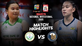 NU vs. NDDU | Shakey’s Super League  National Invitationals 2025 | Mindanao Leg