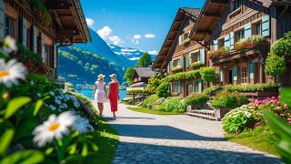 Summer Walk In Swiss Village Brienz🇨🇭Switzerland’s Most Beautiful Valley