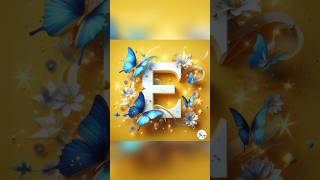 E letter Video #nameart #namestatus #nameartvideo #shorts #shortvideo #trendingshorts #viralvideo
