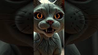 The Meow Scary 😨😵 #cat #cats #catlovers #pet #pets #petlover #animation #ai #ghost