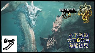 【魔物獵人荒野】 這就是水下海戰？激戰海龍 太刀初見6分台