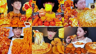 Best Korean *FAST FOOD* Big Bites | ASMR Mukbang Compilation