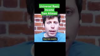 Sam altman universal basic income #elonmusk #ai #viral #ainews #elonmuskai#elonmusktesla#ceo#openai