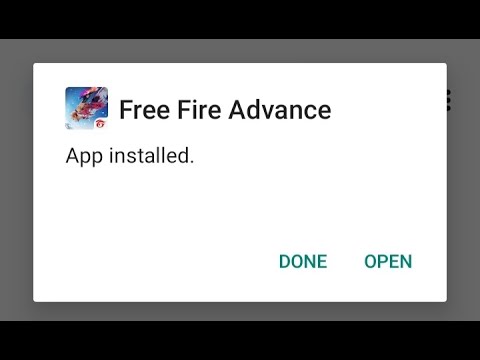 Free Fire live Advance Server Download