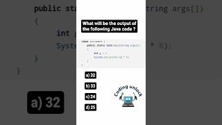 Important MCQ for Java interview #shorts #short #youtubeshorts
