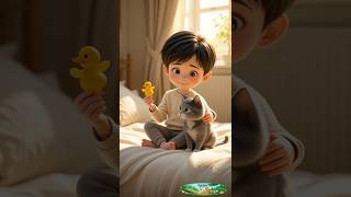 The Boy Was Sick.. Then His Cat Brought Back His Smile 🐱🐾❤️ #cat #animalstories #animalcartoon