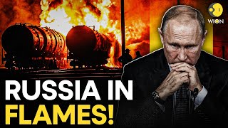 Russia-Ukraine War LIVE: Russia BURNS After Massive Ukrainian Drone Strike! Sochi Oil Depot Attacked
