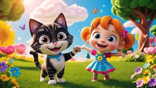 "🎶 Purr-fect Kitty Cat Song 🐱 | Fun & Catchy Nursery Rhymes for Kids!"
