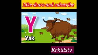 abc part 6 #shorts #alphabet #abcdabcd #abc #nurseryrhyme