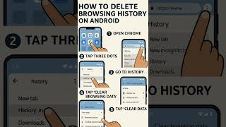 Clear Chrome Search History on Android in Seconds! #SeniorTechSimplified #ChromeTip #Android #shorts