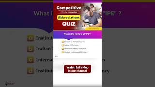 Abbreviations for Competitive Exams | Govt Job Exams | Desi Quiz Junction