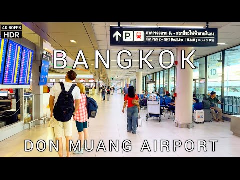 🇹🇭 Walking Inside Bangkok’s Don Mueang Airport | Full Tour & Travel Tips 2025
