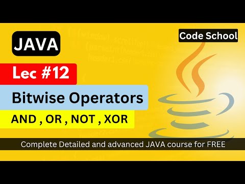 Bitwise operators in hindi | Bitwise operators in Java |  Java Tutorial #12