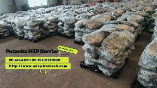 Inconspicuous Obstacle Putanka Anti Tank Steel Wire Mesh
