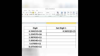 How to Fill 16 Digit Number in One Cell MS Excel