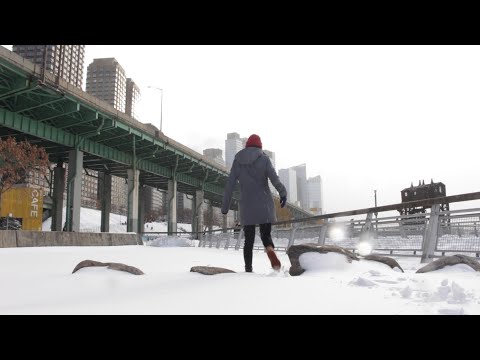 snowy day in nyc