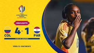 COLOMBIA 4-1 PARAGUAY | Highlights | CONMEBOL Copa América Femenina 2025™