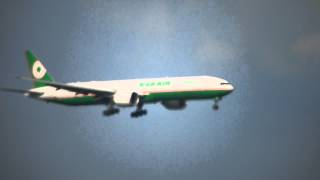 長榮航空降落新千歲機場