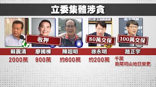 立委收賄案 藍綠3立委收押 兩黨皆祭出停權處分盼止血｜寰宇新聞20200804