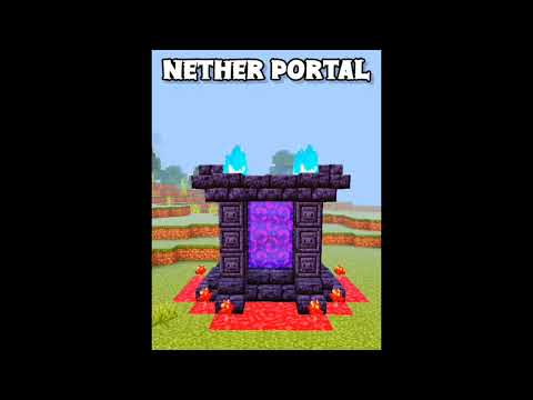 MINECRAFT NETHER  PORTAL DESIGN IDEAS |