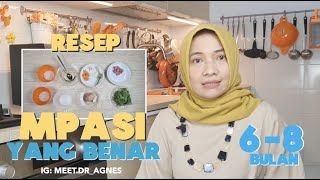 MPASI Untuk 6-8 Bulan Yang Benar