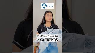 Viral Trends Of 2024😱Ajio Finds-Cute Tops For OfficeCollege#ajio #trend #viral #fashion #tops #ootd