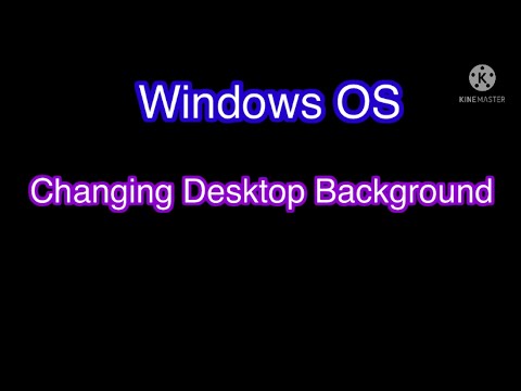 2 Changing the desktop background