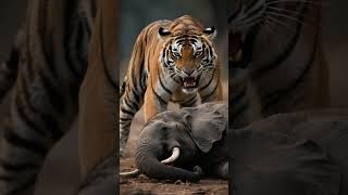 Tiger vs. Top 5 African Beasts: Who Wins? 🐆🔥 #tigerVsBeasts #AnimalBattle