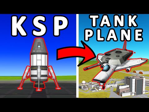 I Made A TANK PLANE In KSP - Kerbal Space Program [BD Armory Mod!]