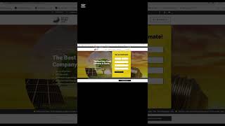 Solar company website redesign #Solar energy website #ui #uxdesign #uiux