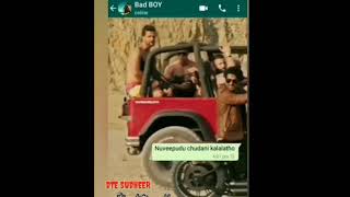 New Whatsapp Love Status 💓 || DTECHANNEL || saaho Bad Boys song