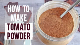 HOW TO DEHYDRATE TOMATO PASTE | Make Tomato Powder and Save Room in Your Food Storage Pantry